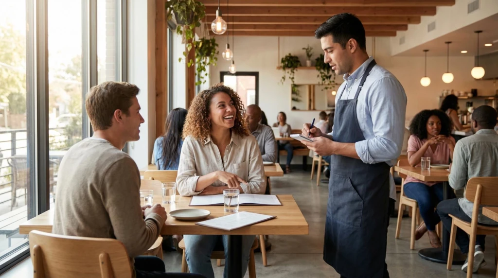 Dialogi w restauracji po angielsku