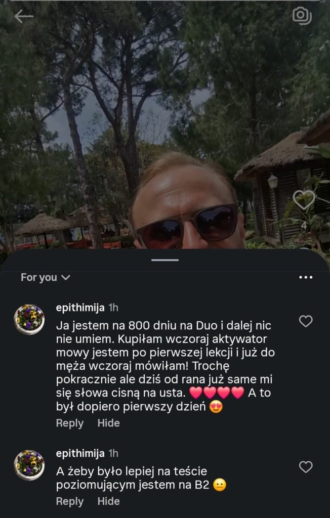 Komentarz Pauli o pierwszej lekcji Aktywatora Mowy i mówieniu do męża